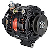 GM 12si-Style Alternator Black 1-Wire, V-Belt Pulley - image 1