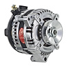GM 12si-Style Alternator Polished 1-Wire, V-Belt Pulley - image 1