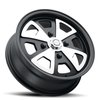 MW-730M Schnell Wheel, Size: 15" x 5.50", Bolt Pattern: 4 x 130 mm [Finish: Black and Machined] - image 2