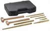9 Pc Master Brass Hammer and Punch Set - image 1