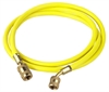 96in Yellow Enviro-Guard Hose With 45 Deg Quick Seal Fitting - image 1