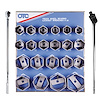 9850 Truck Wheel Bearing Locknut Sockets (6-pt.) w/Display Board KIT - image 1