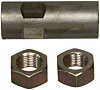 Tie Rod End Adjusting Sleeve 1982-2004 Dodge & Mitsubishi - image 1