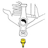 Front Lower Ball Joint 2000-2001 Dodge Ram - image 1