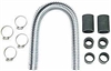 GFLEX Radiator Hose Kit 1-3/4" Dia. x 12" Long, Chrome - image 1