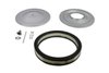 1480 Mr. Gasket Chrome Air Cleaner 14 in. x 2-1/4 in. [5-1/8 in. Neck] - image 2