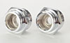 Chrome Fuel Line Kit Fits Holley carbs 4150, double pumpers, and square flange with primary & secondary metering blocks - image 2