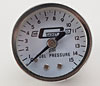 3/8" Chrome Fuel Line with Pressure Gauge for Holley 4150 Carburetors 9-5/16" Centers - image 2