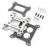Carburetor Adapter Kit 4-bolt 4-bbl to small 4-bolt 2-bbl except spread bore - image 1