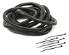 4500 Mr. Gasket Wire Loom Convoluted Tubing - Black - image 1