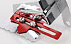 Chrome Timing Tab with Adjuster Pointer SB-Chevy - image 3