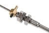 Universal Throttle Cable Polished Stainless Steel Cable W/ Sleeve - image 3