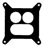 Carburetor Base Gasket Holley 3-bbl - image 1