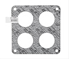 Carburetor Base Gasket Holley/Demon 4-bbl King/Dominator - image 1