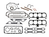 MLS Premium Overhaul Gasket Set - image 1