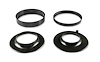 Adapts 5-1/8" Air Cleaner to 3" or 2-5/8" Carb Necks 2-Spacers for up to 1-1/2" Height - image 1