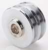 Alternator Pulley Steel - Chrome - image 2