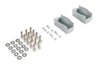 Cast Aluminum Tall Valve Covers for 1965-2000 Chevy 396-454 Big Block [Polished, Finned] - image 4