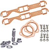 Copper Exhaust and Collector Gaskets with Stainless Steel Header Stud Kit SB-Chevy - image 1