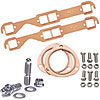 Copper Exhaust and Collector Gaskets with Stainless Steel Header Stud Kit SB-Chevy - image 1