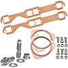 Copper Exhaust and Collector Gaskets with Stainless Steel Header Stud Kit SB-Chevy - image 1