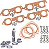 Copper Exhaust and Collector Gaskets with Stainless Steel Header Stud Kit BB-Chevy - image 1