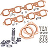 Copper Exhaust and Collector Gaskets with Stainless Steel Header Stud Kit BB-Chevy - image 1