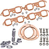 Copper Exhaust and Collector Gaskets with Stainless Steel Header Stud Kit BB-Chevy - image 1