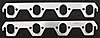 Embossed Aluminum Exhaust Gaskets SB-Ford Oval Port - image 1