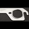 Embossed Aluminum Exhaust Gaskets SB-Ford Oval Port - image 3