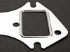 Embossed Aluminum Exhaust Gaskets Ford 332-390 FE Square Port - image 3