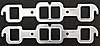Embossed Aluminum Exhaust Gaskets Oldsmobile 330-455 - image 1