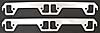 Embossed Aluminum Exhaust Gaskets AMC 304-401 - image 1