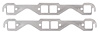 Aluminum-Layered Header Gaskets for 1955-1991 Chevy 262-400 Small Block [1.45 in. x 1.48 in. Square Port] - image 1