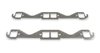 Aluminum-Layered Header Gaskets for 1955-1991 Chevy 262-400 Small Block [1.45 in. x 1.48 in. Square Port] - image 2