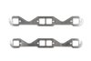 Aluminum-Layered Header Gaskets for 1955-1991 Chevy 262-400 Small Block [1.45 in. x 1.48 in. Square Port] - image 3