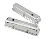 Chrome Valve Covers for 1958-1976 Ford 332-428 FE [Baffled, Flat Smooth Top] - image 1