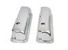 Chrome Valve Covers for 1958-1976 Ford 332-428 FE [Baffled, Flat Smooth Top] - image 2