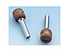 DOOR LK KNOBS WALNUT HEAD - image 1