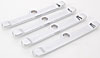 Extra Long Chrome Valve Cover Clamps [1/4 in. Dia. Holes] - image 2