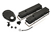 Flat Black Engine Dress-Up Kit 1965-79 Small Block Chevy Includes: - image 1