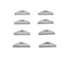 Chrome Valve Cover Clamps Short Style (8/Pkg) - image 3