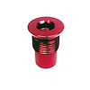 GUN DRILLED AXLE PLUG RED - image 1