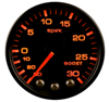 2-1/16" Boost / Vacuum Gauge Black Face / Black Bezel - image 1