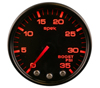 2-1/16" Boost Gauge Black Face / Black Bezel - image 1