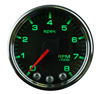2-1/16" Tachometer Black Face / Chrome Bezel - image 1