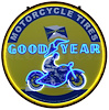 Goodyear Vintage Motorcycle Round 36 in. LED Flex-Neon Sign in Steel Can - image 1