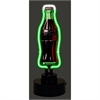 Coca-Cola Green Vintage Bottle Neon Sculpture - image 1