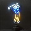 Golfer Neon Sculpture - image 1