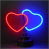 Double Heart Neon Sculpture - image 1